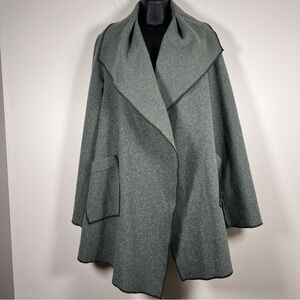 Janska Gray Green Wrap Jacket Medium